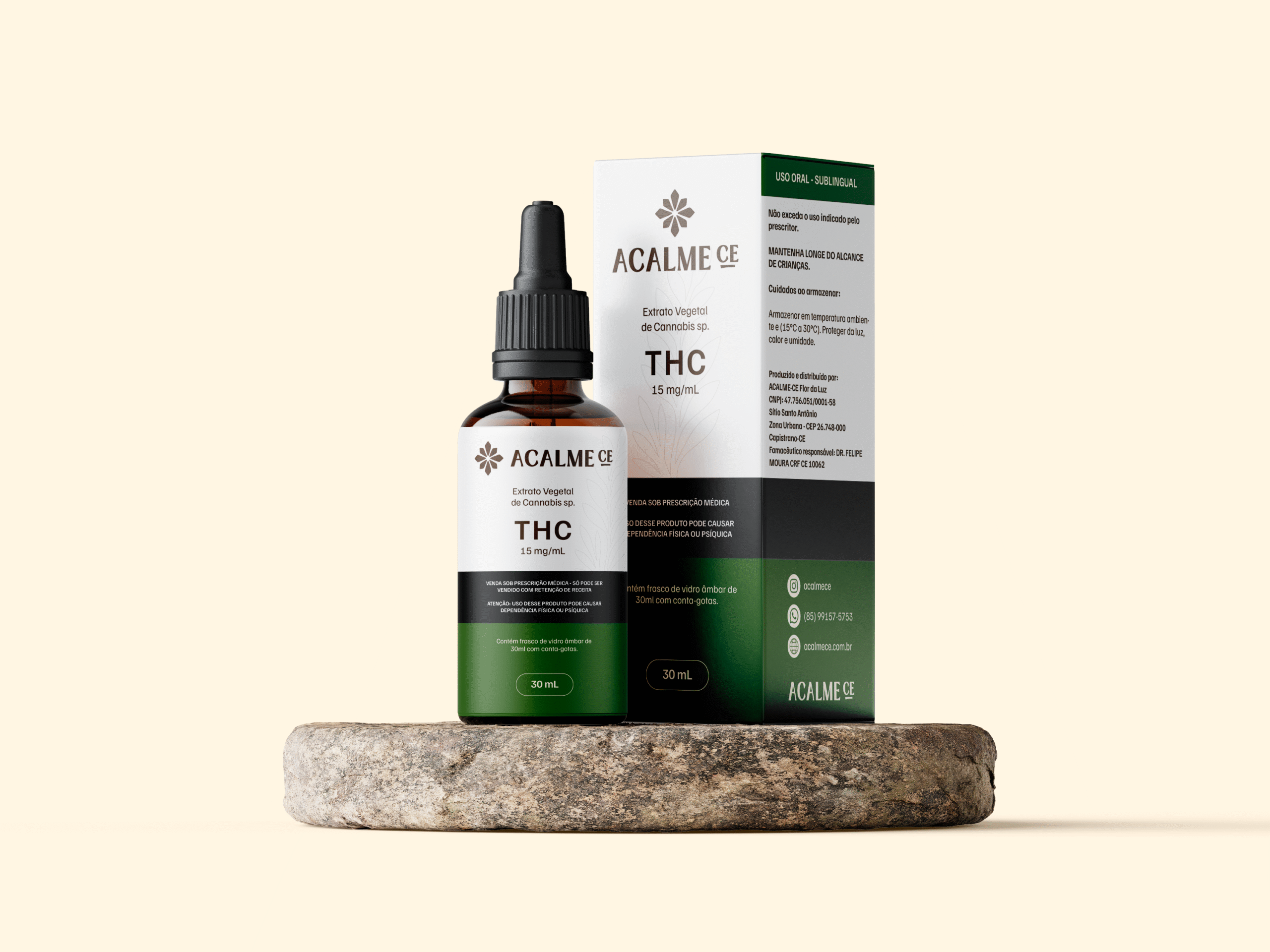 ACALME-CE: 15MG/ML DE THC - 10ML